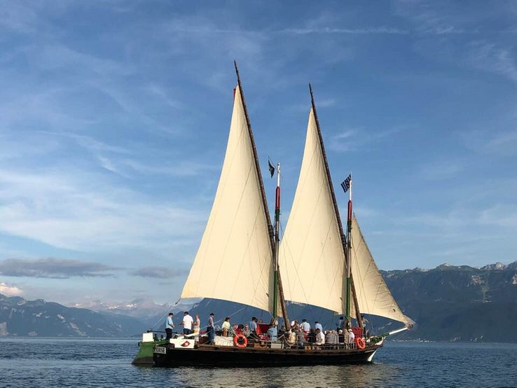 Image de La Vaudoise au large d'Ouchy, 2019 Photo La Vaudoise