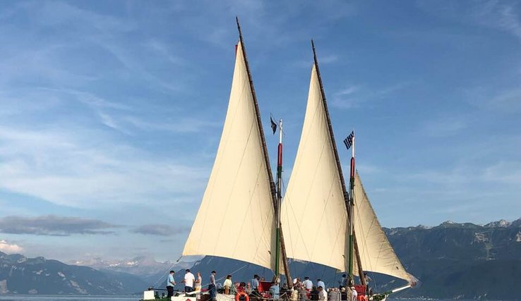 Image de La Vaudoise au large d'Ouchy, 2019 Photo La Vaudoise