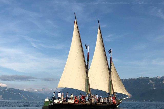 Image de La Vaudoise au large d'Ouchy, 2019 Photo La Vaudoise