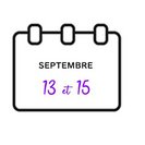 Le mercredi 13 et le vendredi 15 septembre