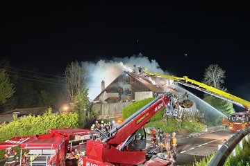 Incendie à Corsier-sur-Vevey