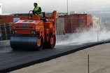 Décembre 2015 - Route de la Plaine - Pose 1ère couche d'enrobé - 2ème tronçon