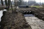 Février 2016 - Route Vufflens - Détournement provisoire du ruisseau du Moulin