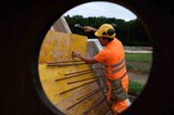 Juillet 2017 - Viaduc - Coffrage culée Aclens