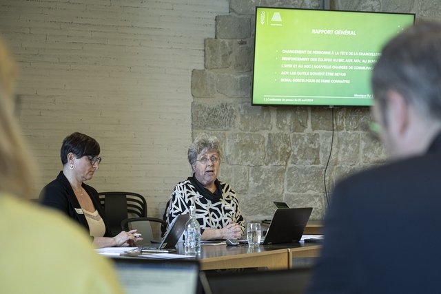 Etat de Vaud COGES Conférence de presse de la COGES 2024