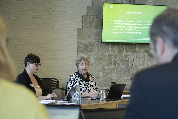 Etat de Vaud COGES Conférence de presse de la COGES 2024
