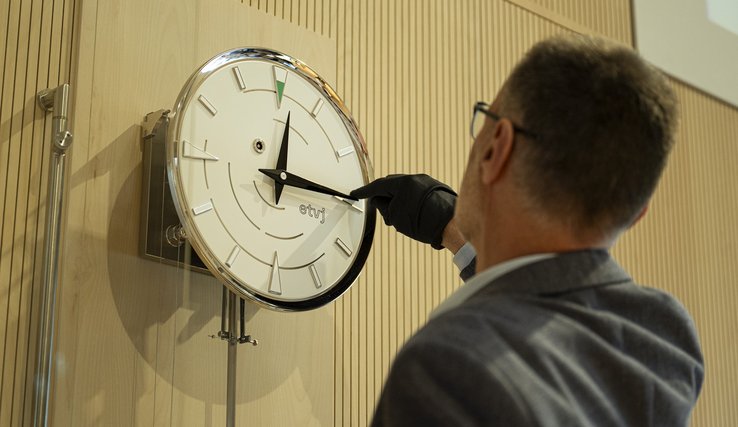 Installation de l'horloge