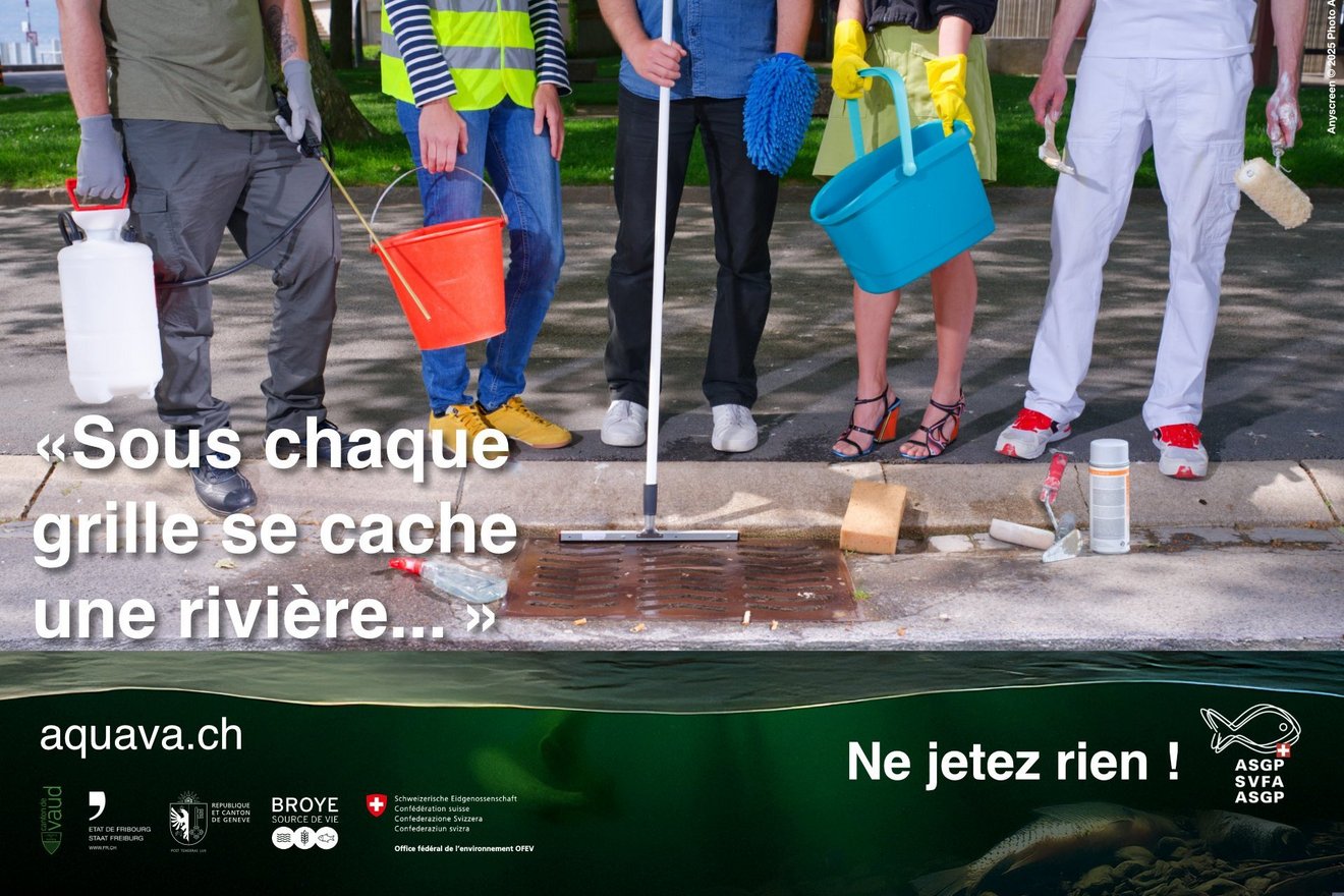 Sous chaque grilles se cache une rivière