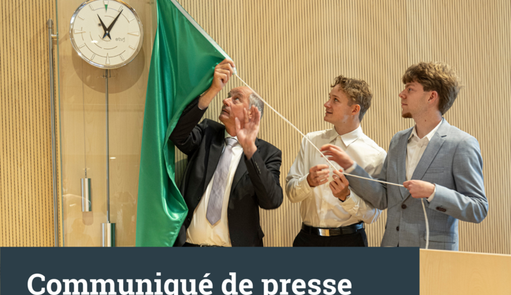 L'horloge du Parlement est révélée