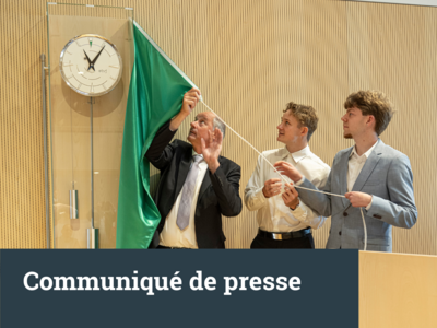 L'horloge du Parlement est révélée