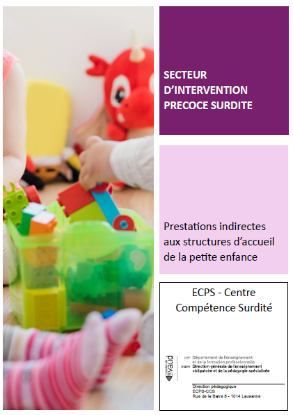 Prestations indirectes aux structures d’accueil de la petite enfance