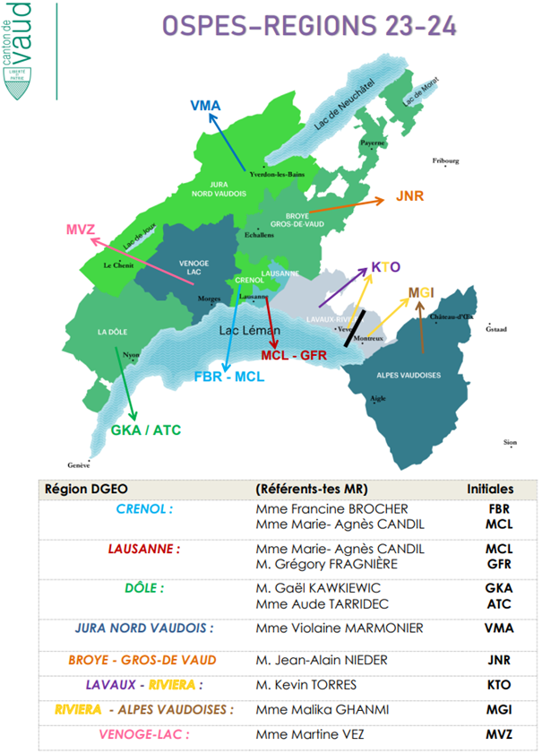 Carte régions référents MR