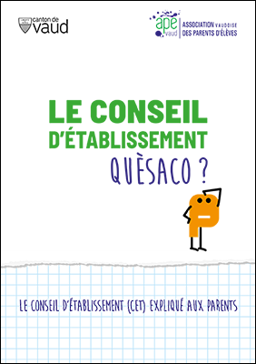 Brochure : Le Conseil d'établissement QUESACO ?