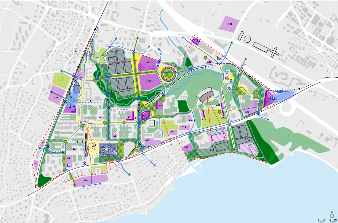 Plan général UNIL EPFL