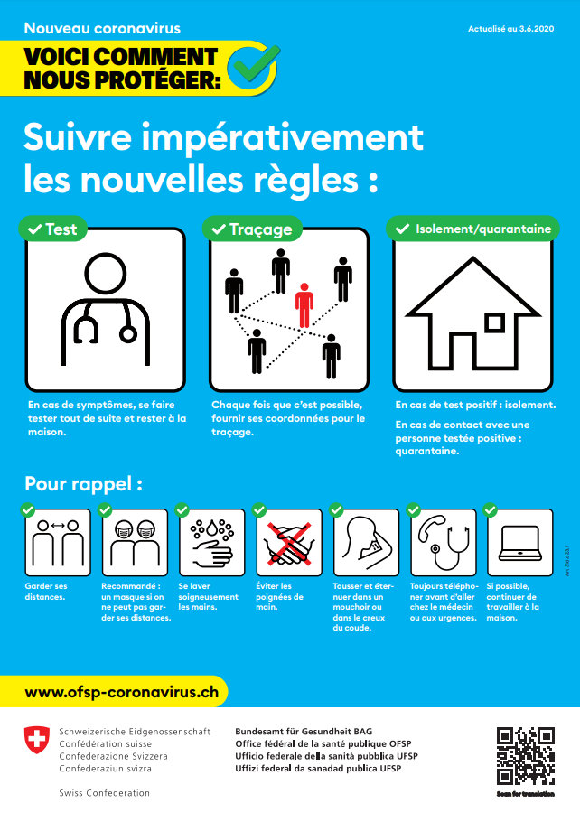 Informations destinées aux parents et aux professionnels de la formation  dans le Canton de Vaud – Coronavirus (Covid-19) - VD.CH