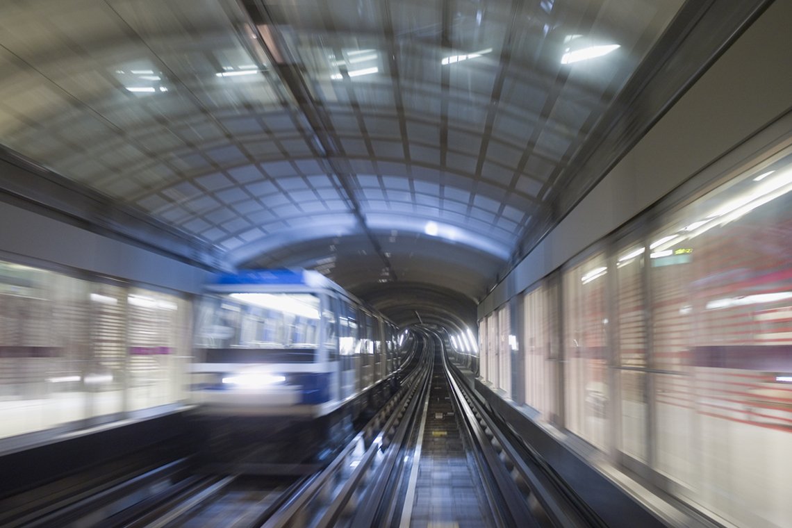 Photo du métro m2