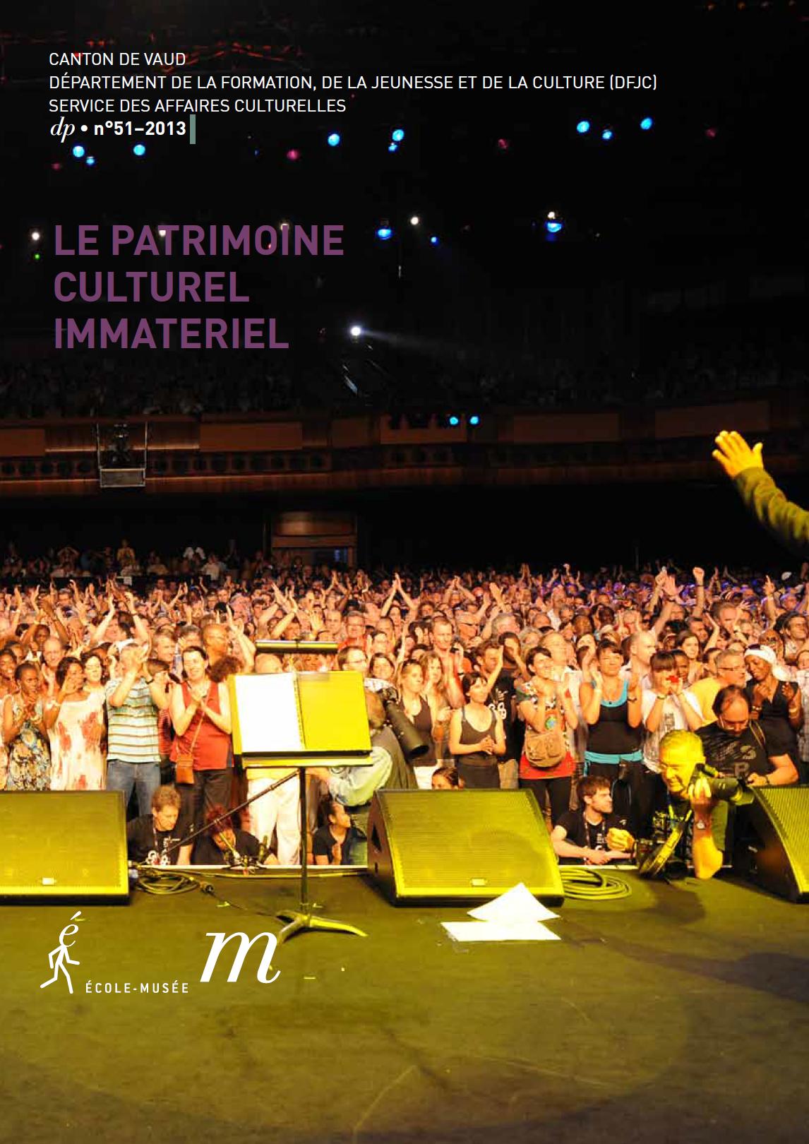 dp 51 Le patrimoine culturel immatériel