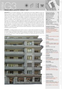 Première page de la fiche G3 "immeuble locatif du début du XXe siècle"