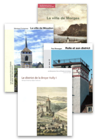 Couvertures des différentes publications de la collection "Monuments d'art et d'histoire"