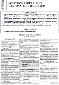 Décision de convocation