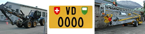 Véhicules hors normes & plaque brune