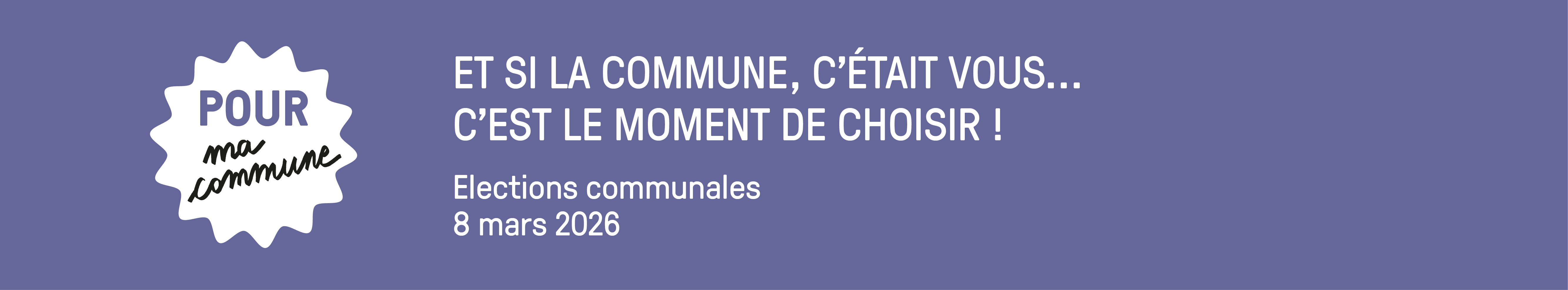 Bannière pour ma commune