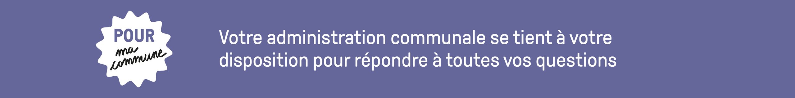 Bannière bas de page pour ma commune