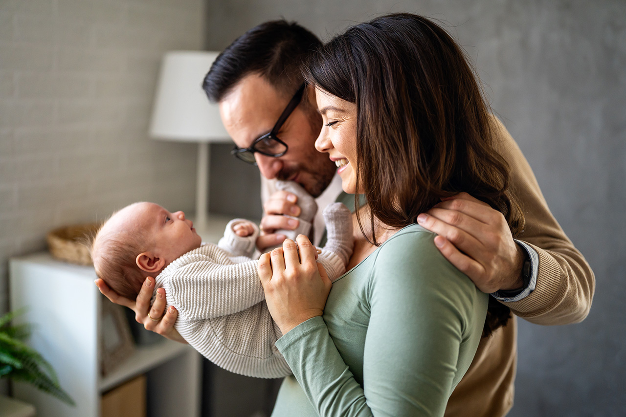 Famille avec bébé