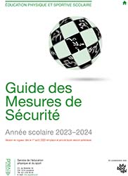 Guide des mesures de sécurité - année scolaire 2023-2024